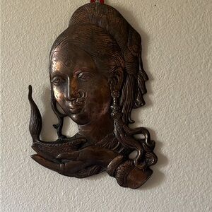 Antique Finish Goddess Wall Art